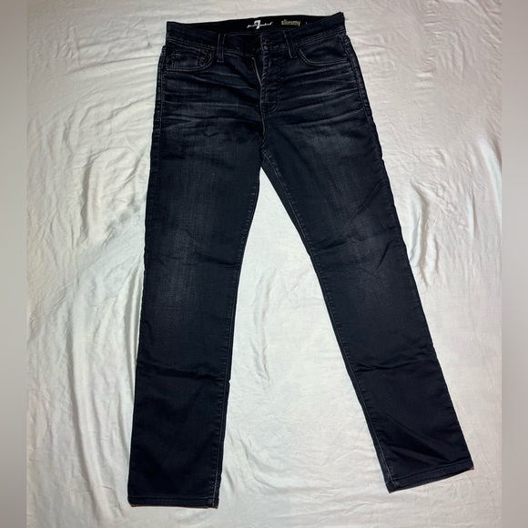 Black 7 for all mankind jeans - Picture 1 of 15